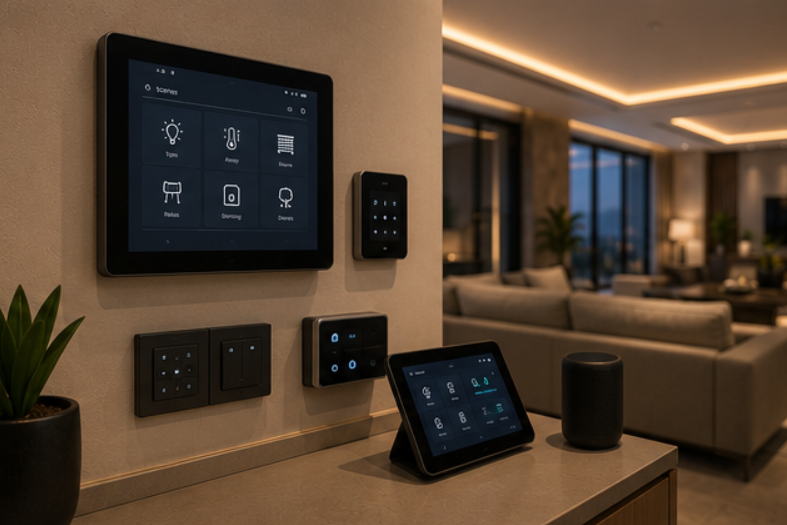 ASTRALINX Touchscreen Control Dashboard and Smart Switches